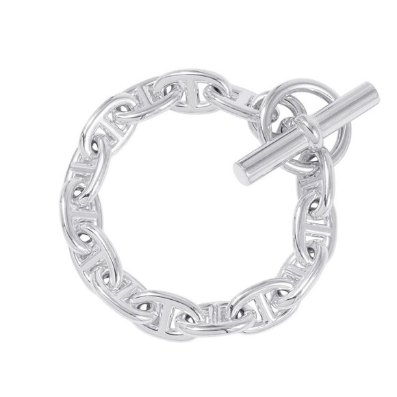 HERMES Chaine d'Ancre Bracelet 14 frames Size MM - Picture 2 of 10
